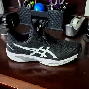 ASICS Solution Speed FF 2 Black/White (Court Shoe)